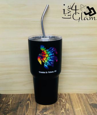 Trinidad and Tobago Turtle Tumbler Multicolour 30oz