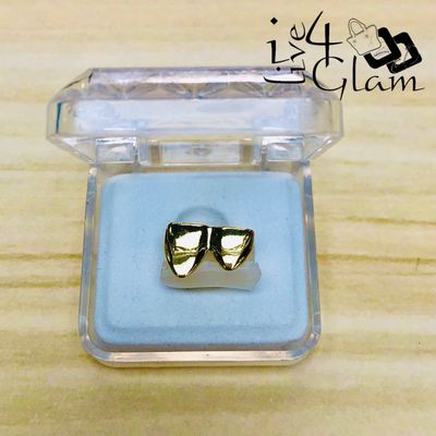 Double Cap Gold Grillz