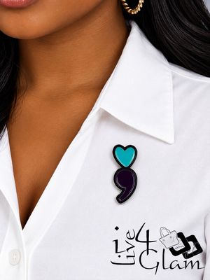 Teal and Purple Suicide Awareness Pin