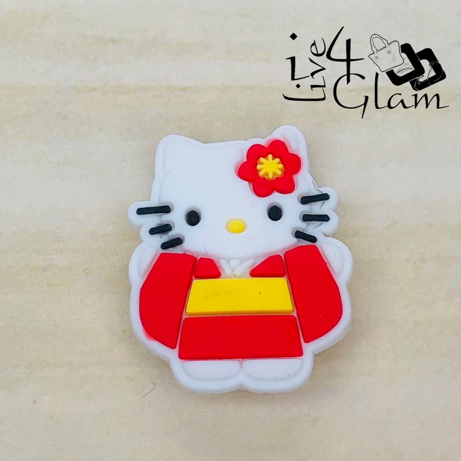 Hello Kitty Jibbit, Style: Hello Kitty w Flower