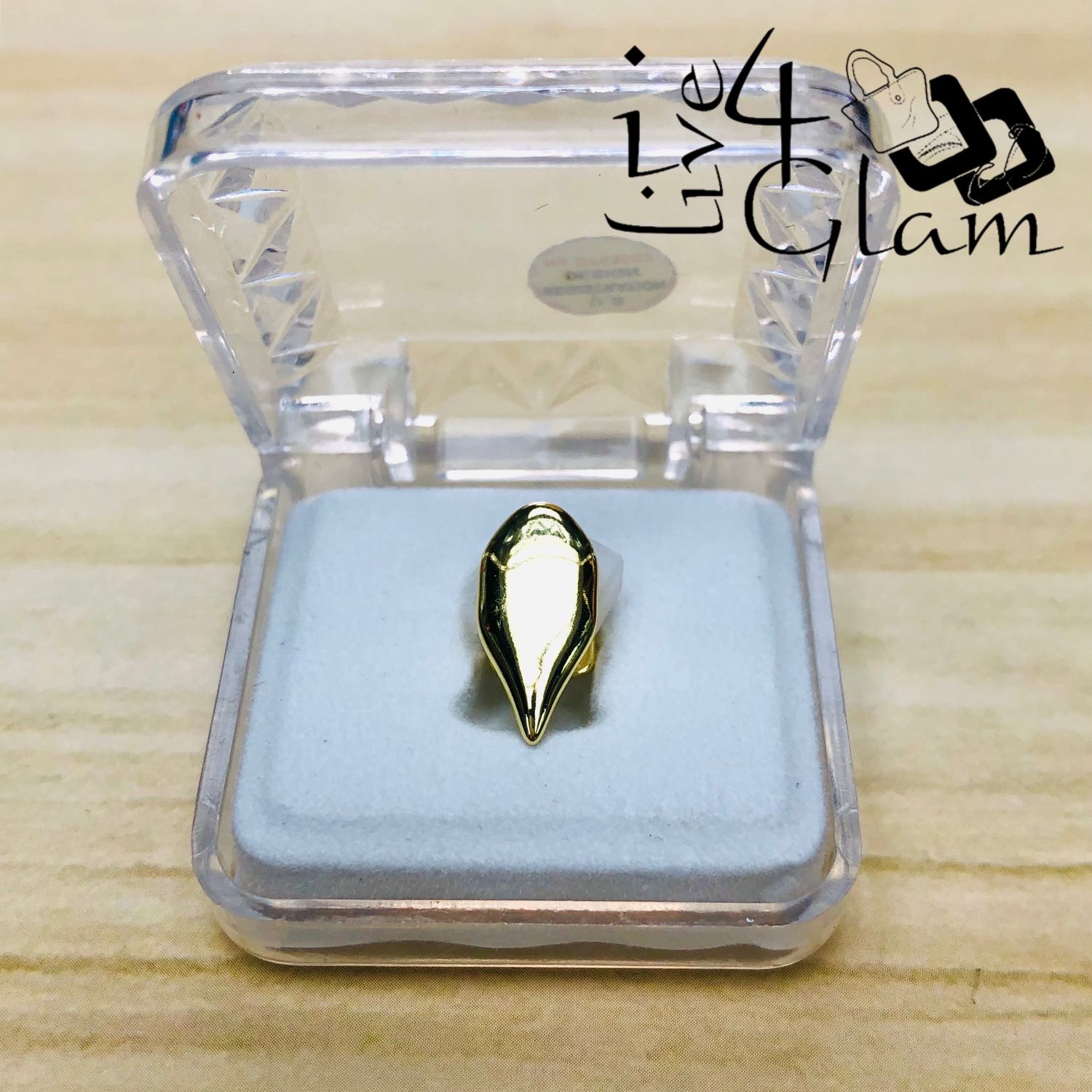 Fashion Single Fang Gold Cap Grillz