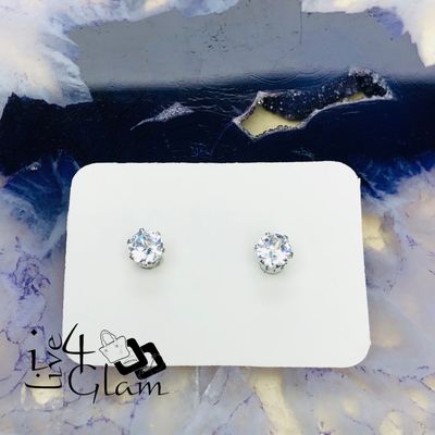 Magnetic Cz Stud Earring 5mm