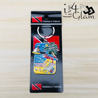 Trinidad and Tobago Sailboat Keychain