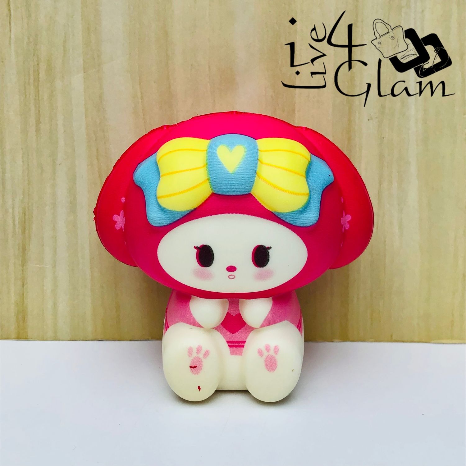 My Melody Squishy w Yellow Bow