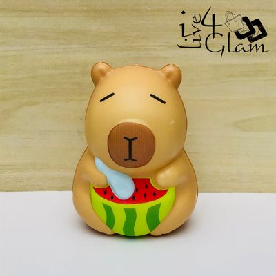 Capybara Squishy w Watermelon