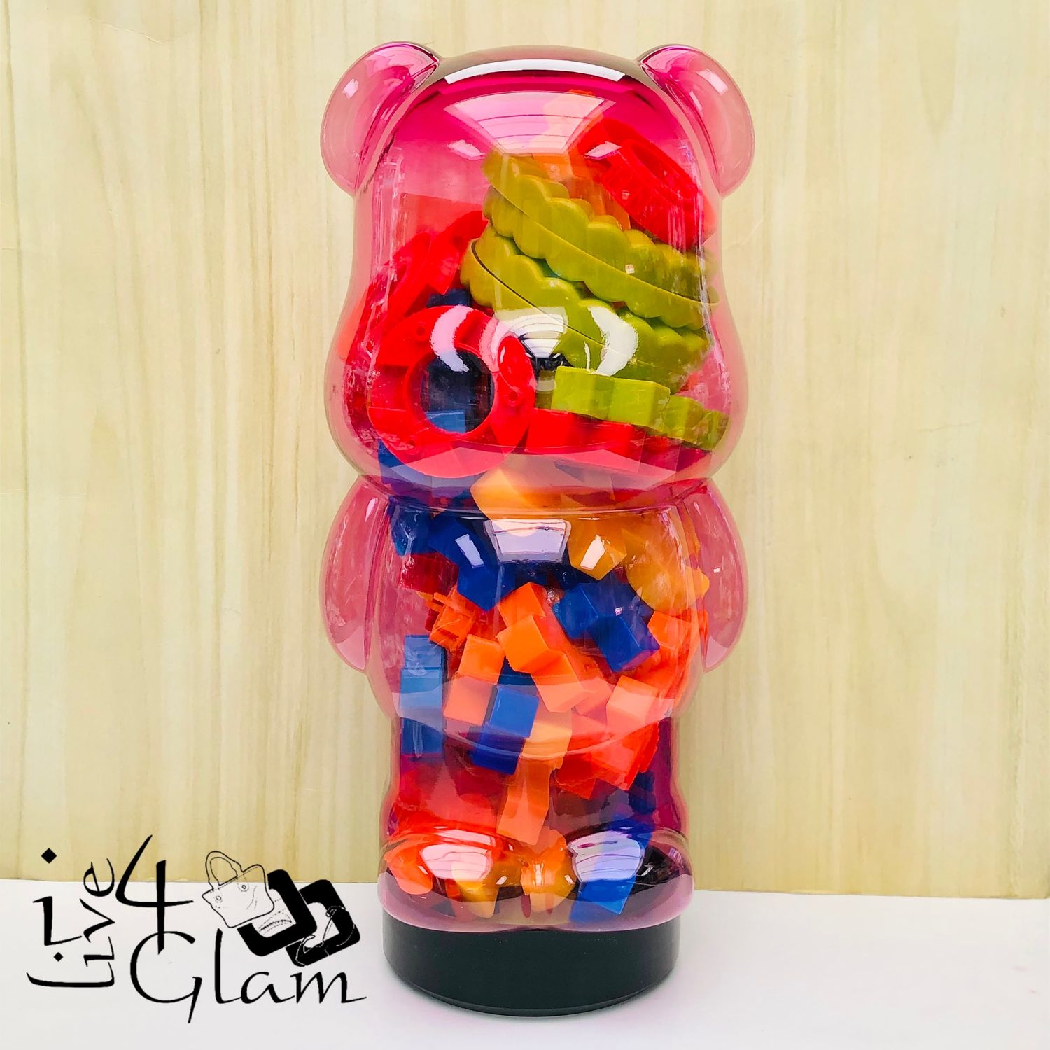 Bear Building Blocks Red