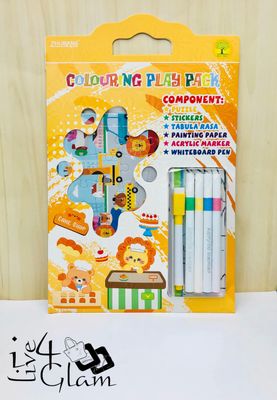 Colouring Play Pack Yellow