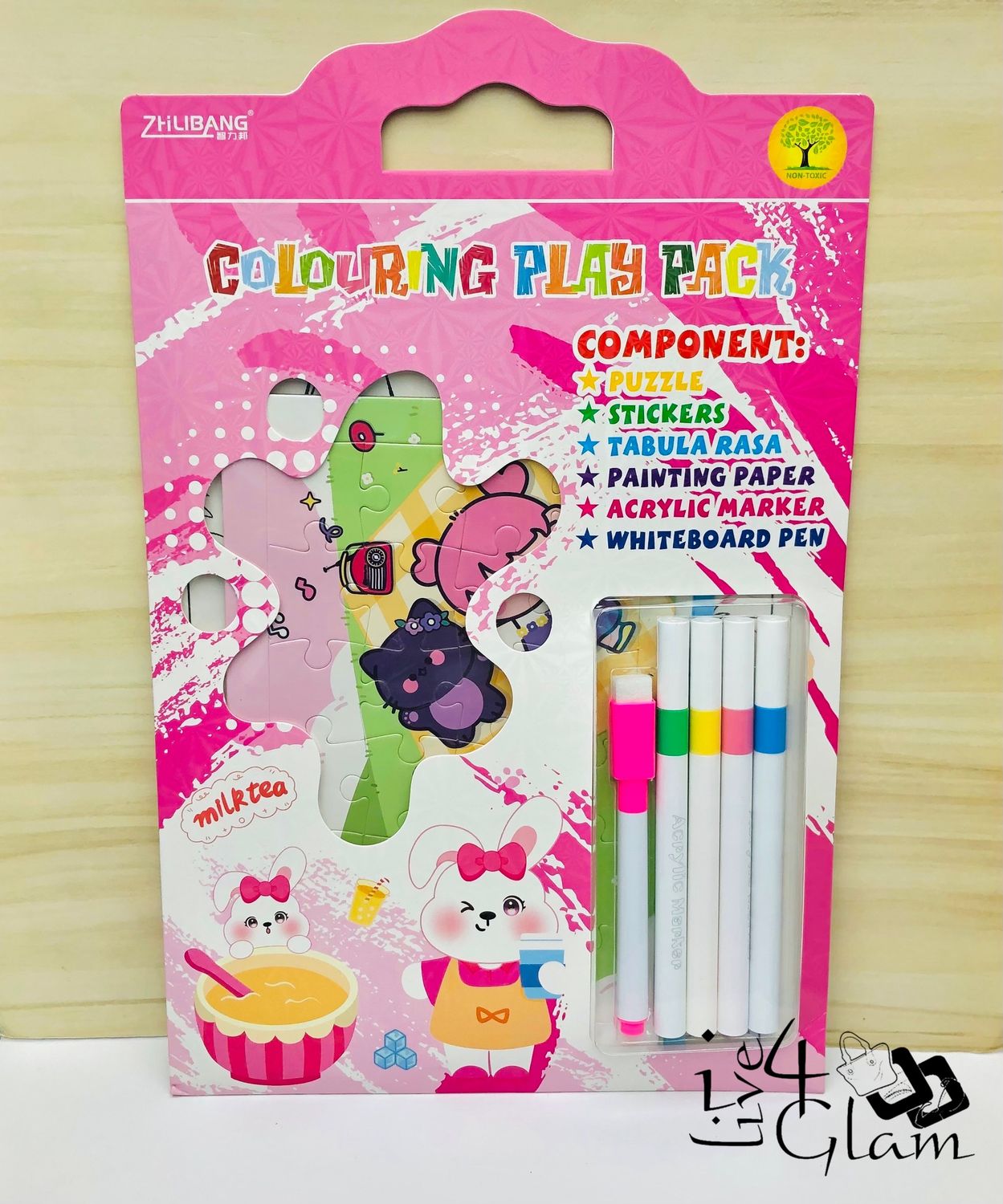 Colouring Play Pack Pink