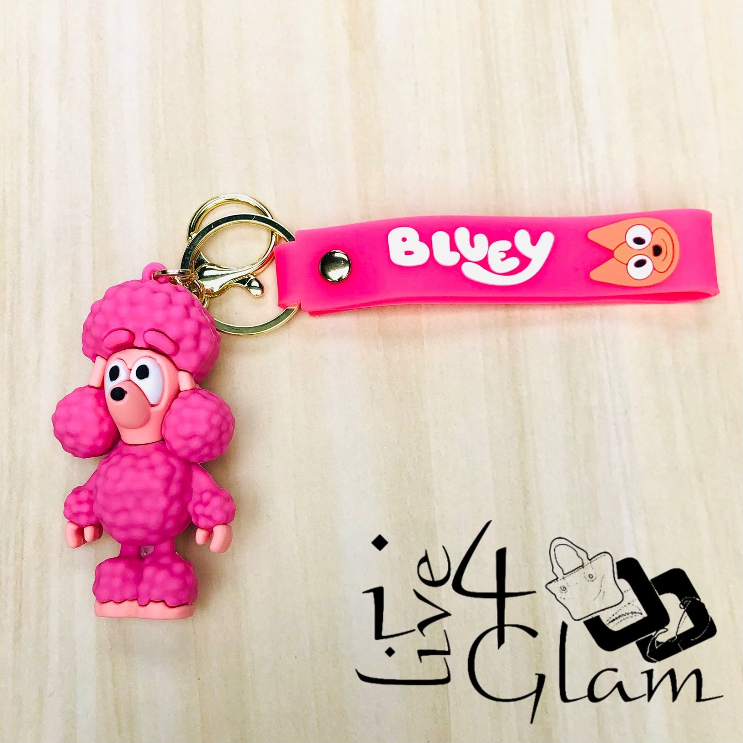 Bluey Character Keychain Coco