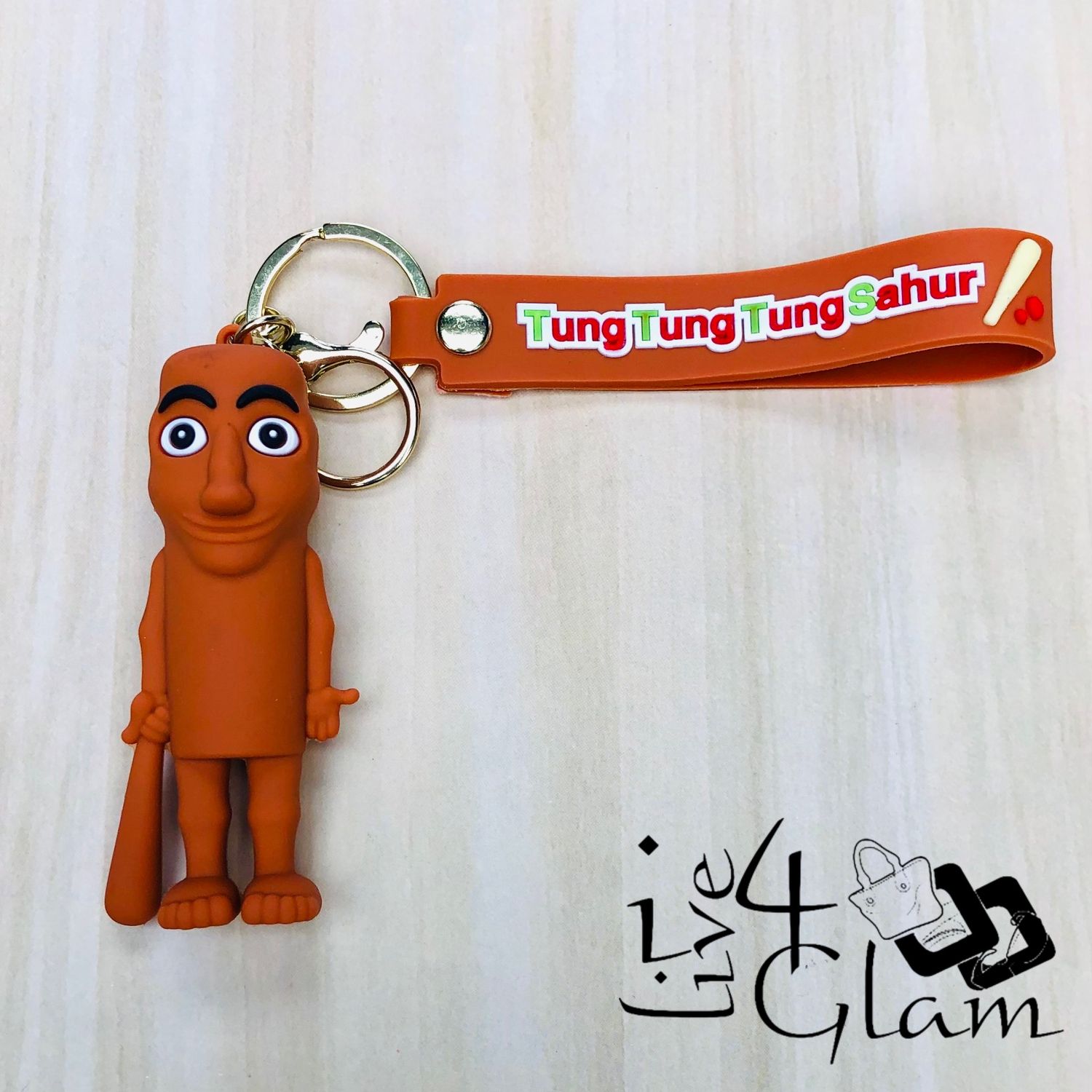 Tung Tung Sahur Character Keychain Tung Tung Sahur
