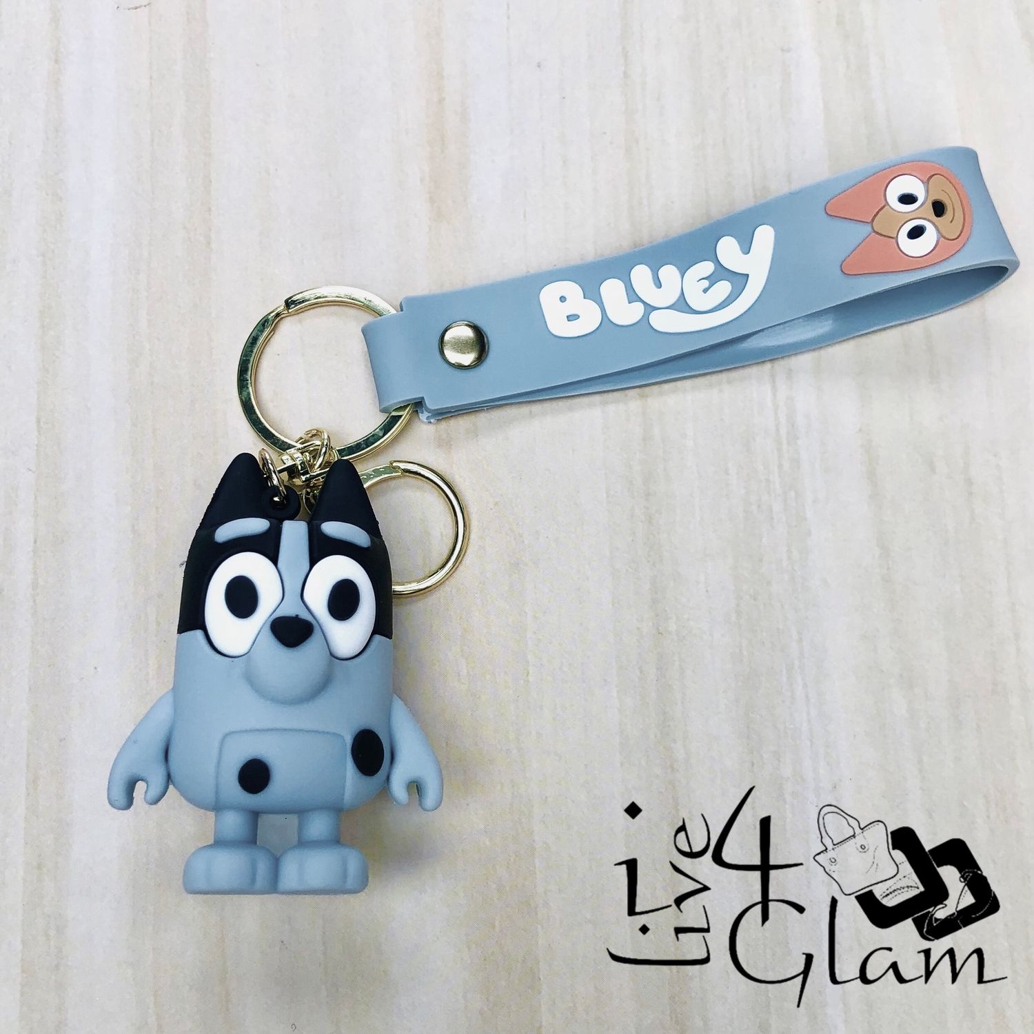 Bluey Character Keychain Muffin
