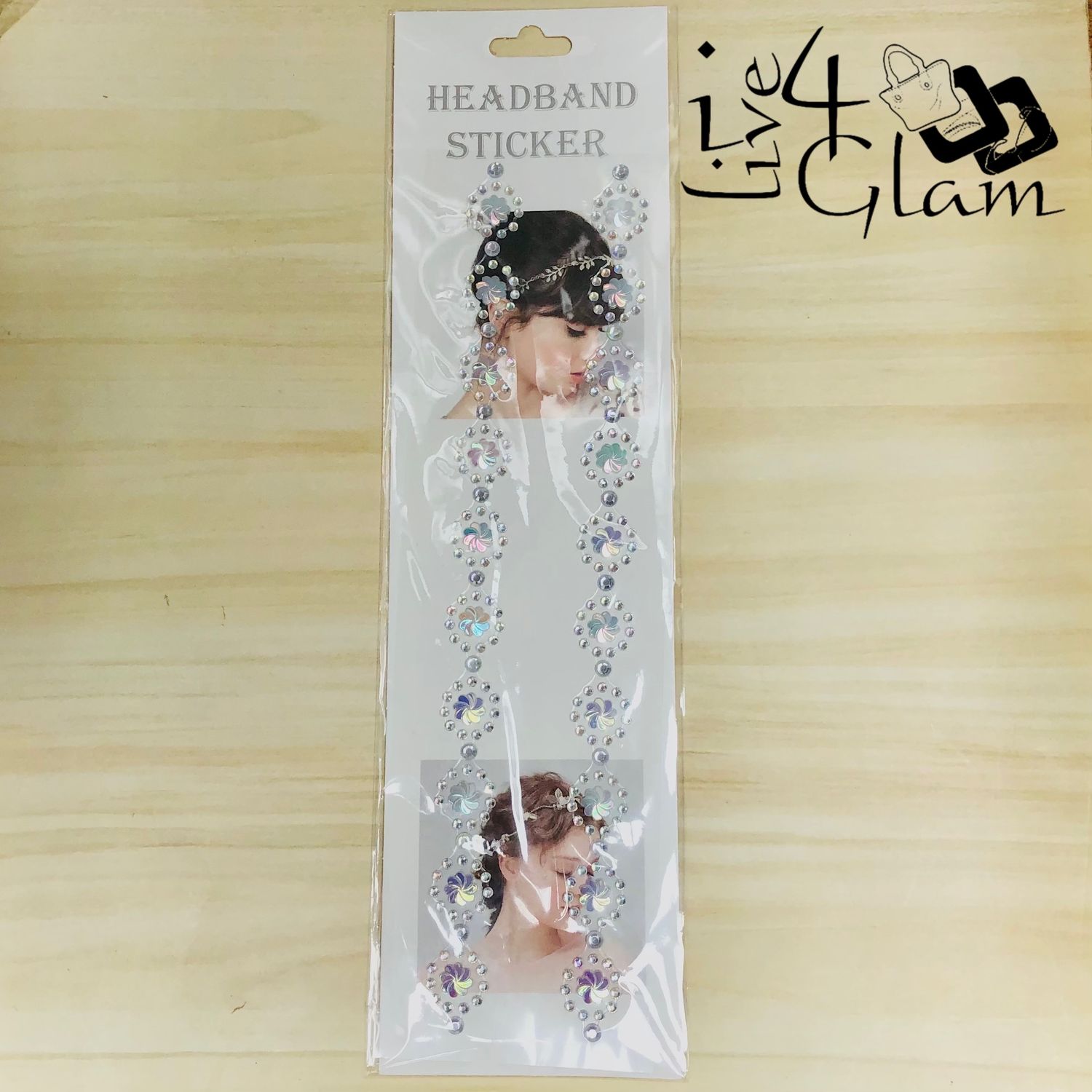 Rhinestone Headband Sticker Style 1