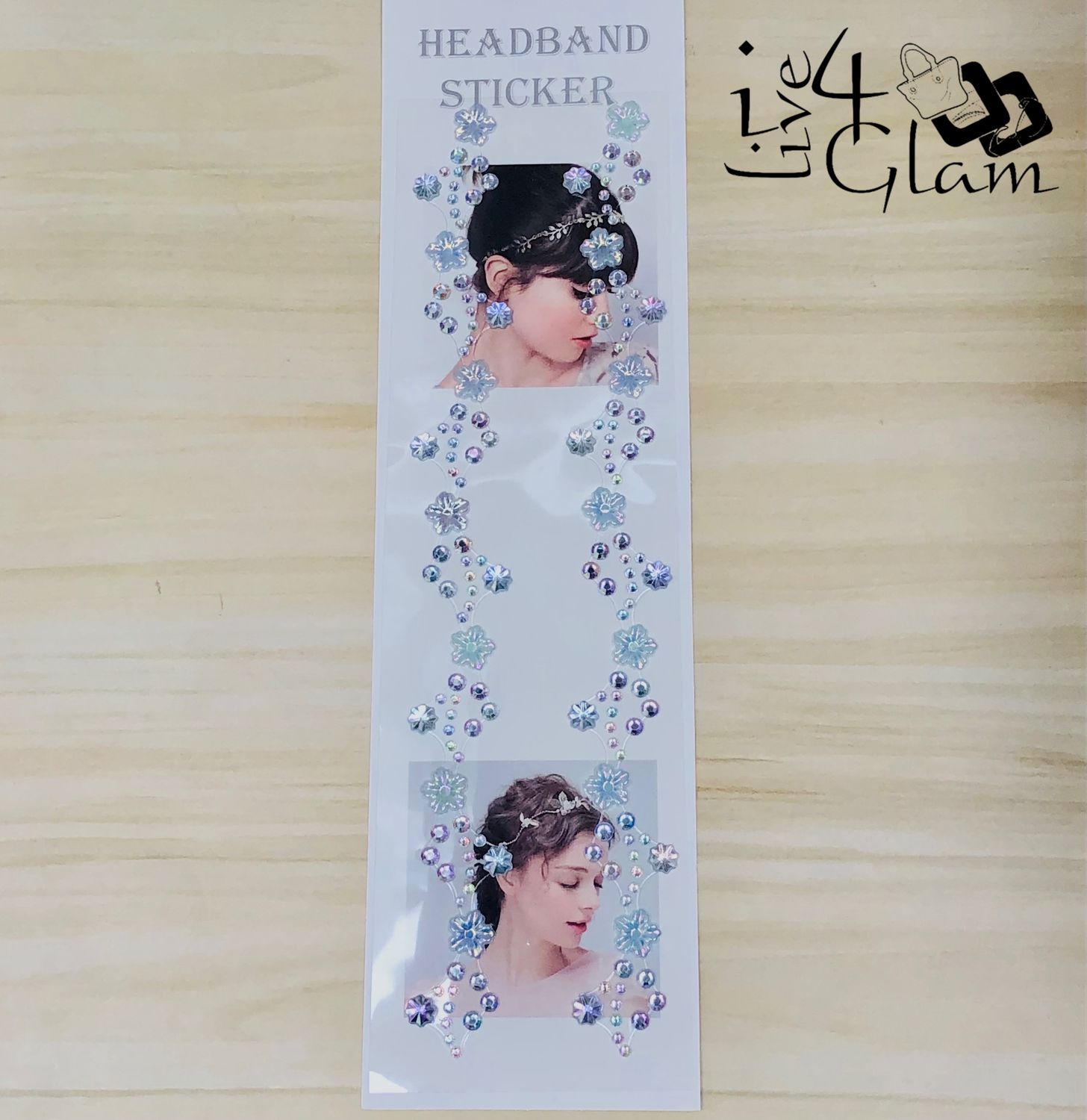 Rhinestone Headband Sticker Style 3