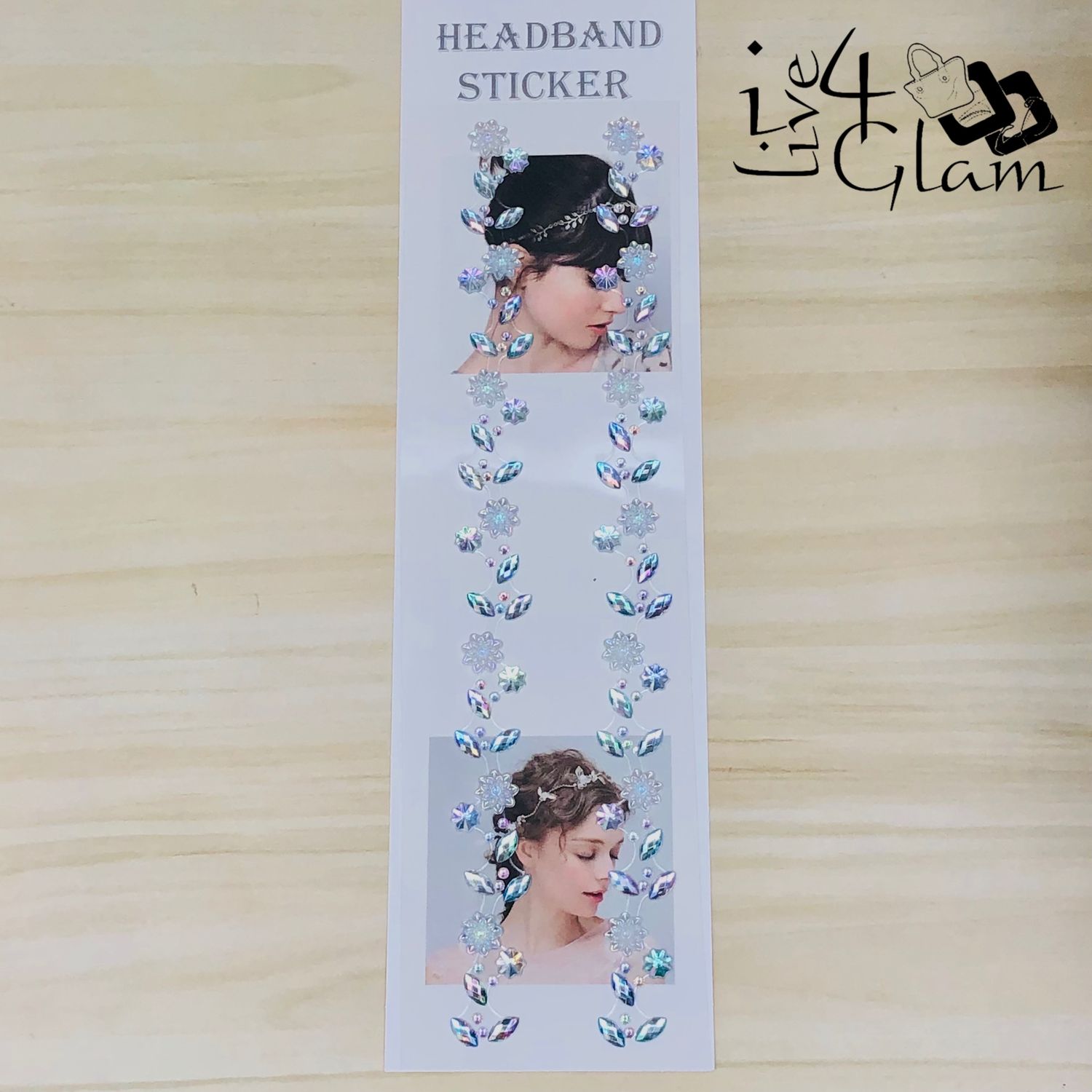 Rhinestone Headband Sticker Style 5