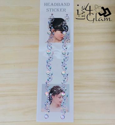 Rhinestone Headband Sticker Style 8