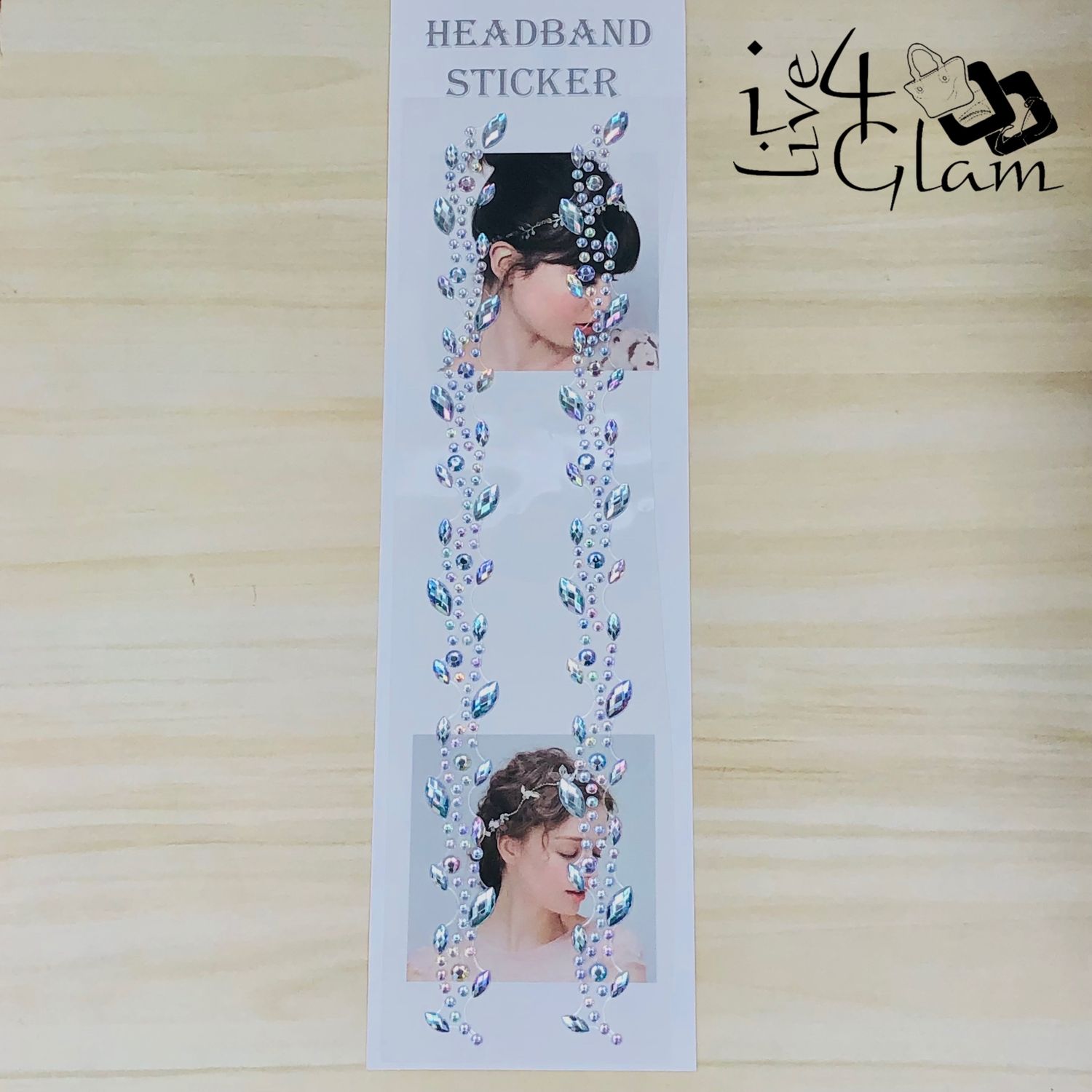Rhinestone Headband Sticker Style 7