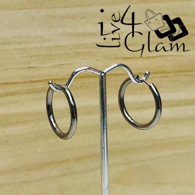 Stainless Steel 16mm Silver Hoop