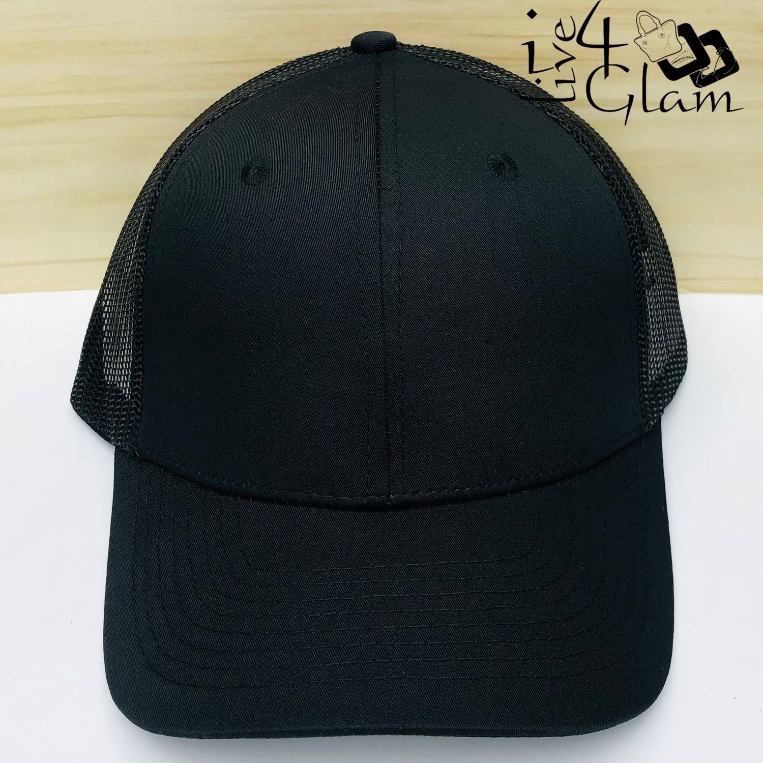 Mesh Trucker Cap Black