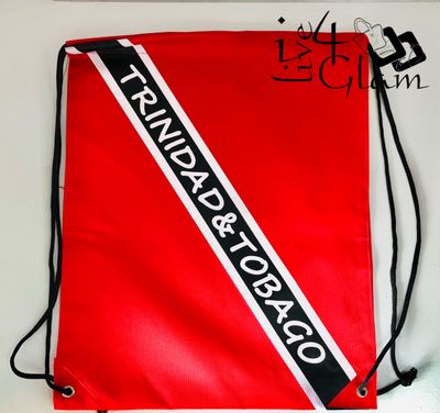 Trinidad and Tobago Pull String Bag