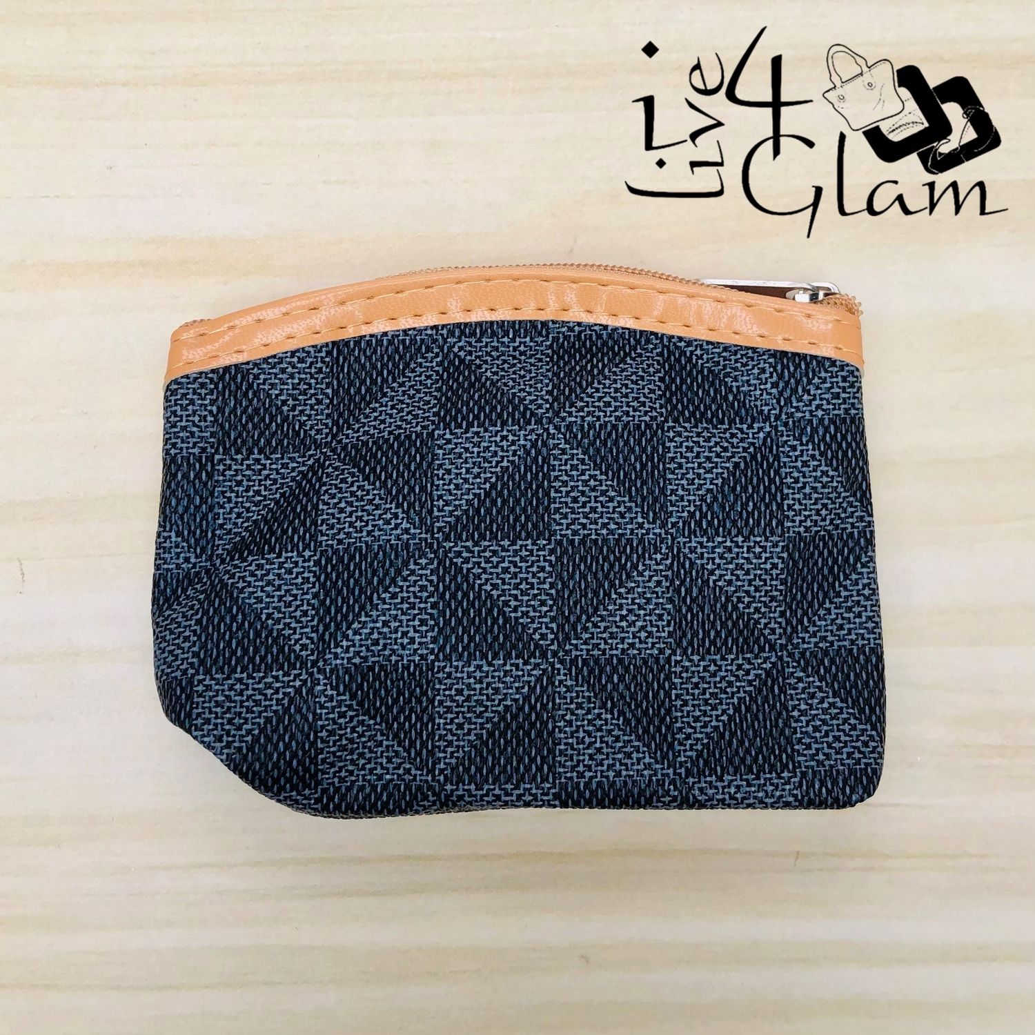 Pattern Coin Purse Black