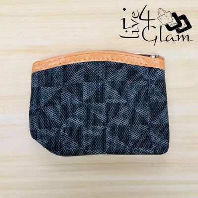 Pattern Coin Purse Black
