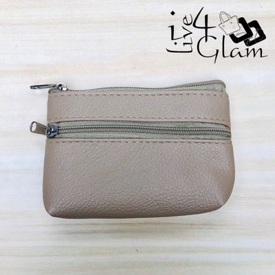 Plain Coin Purse Tan