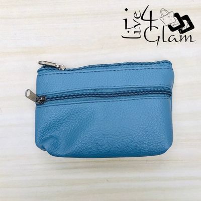 Plain Coin Purse Blue