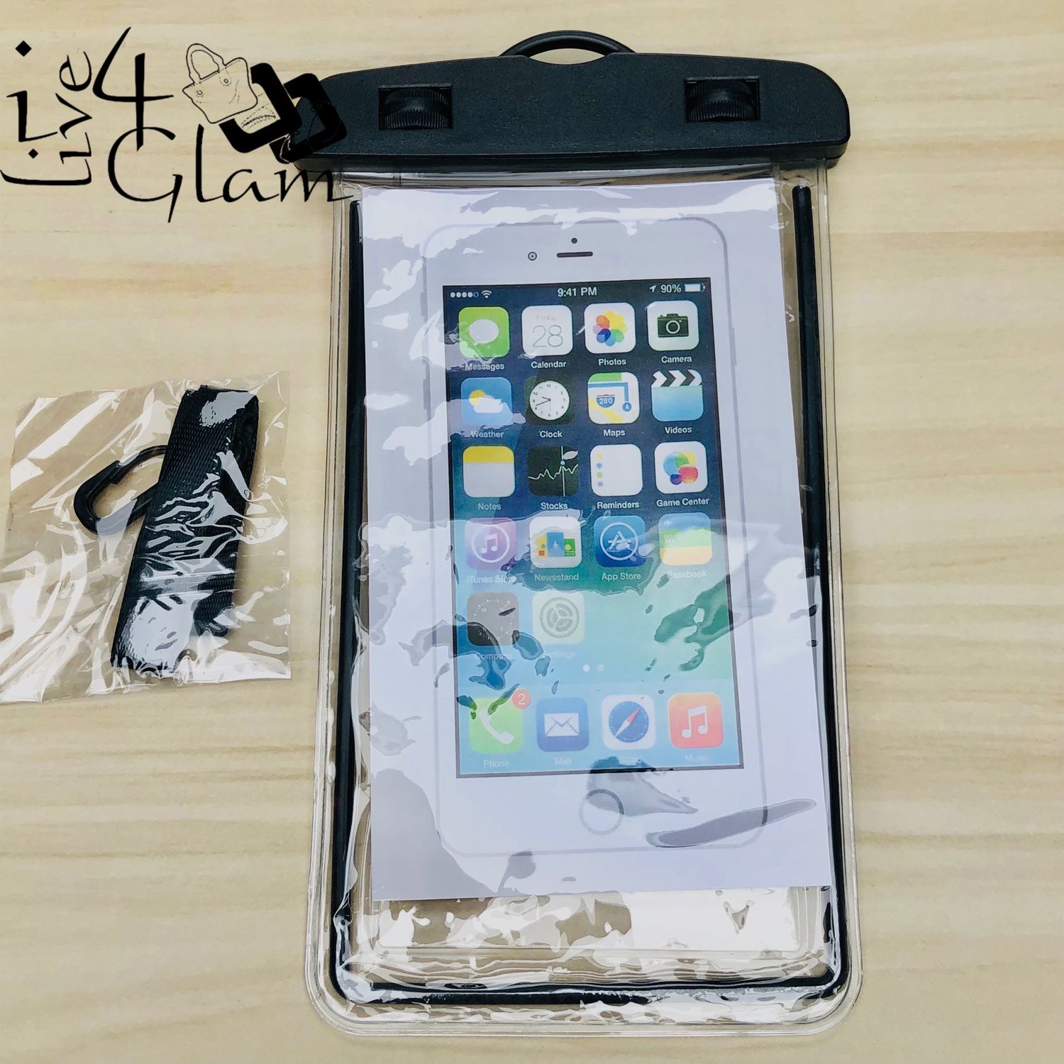 Waterproof Phone Case Black