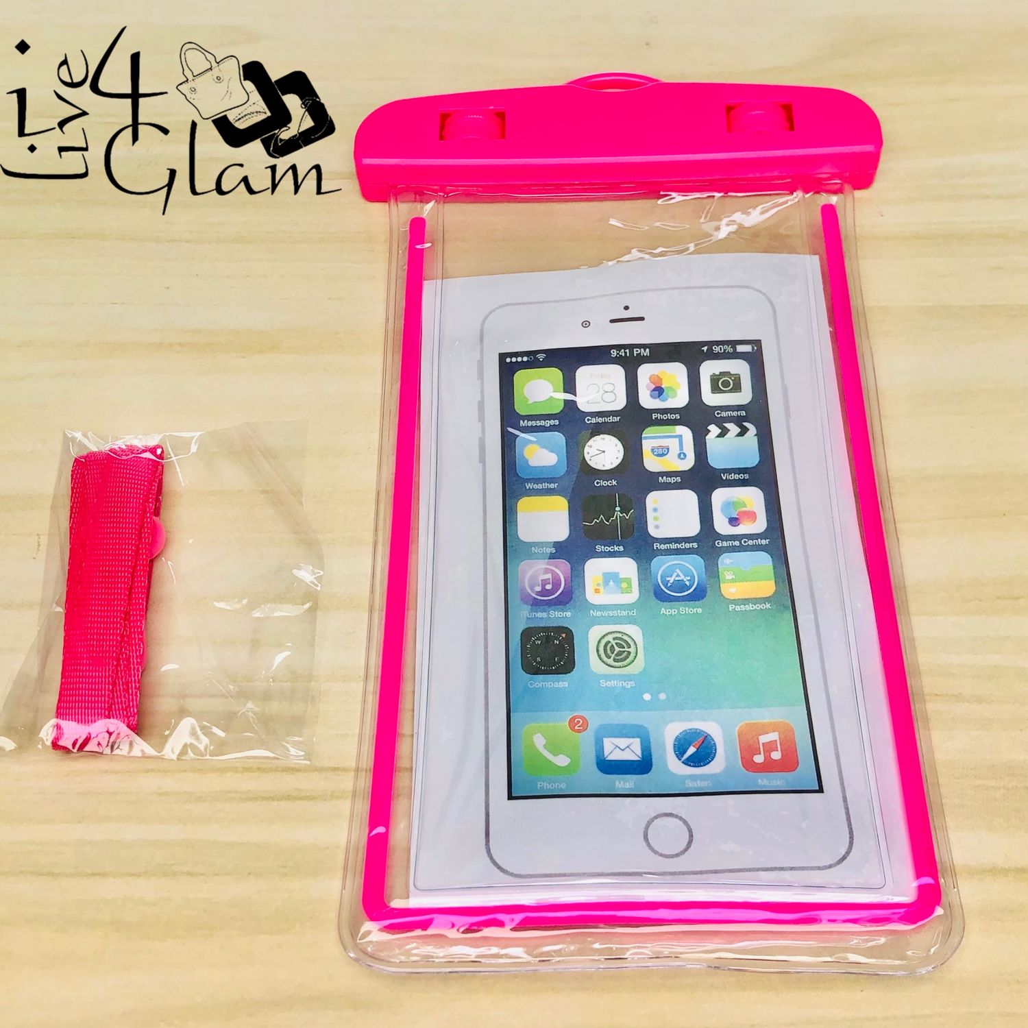 Waterproof Phone Case Pink