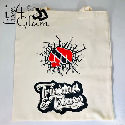White Canvas Tote Bag Trinidad and Tobago