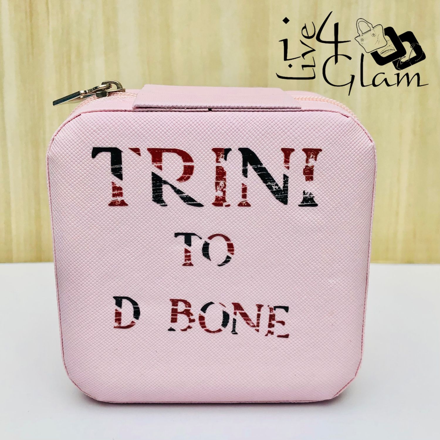 Pink Jewelry Box w Trini To D Bone