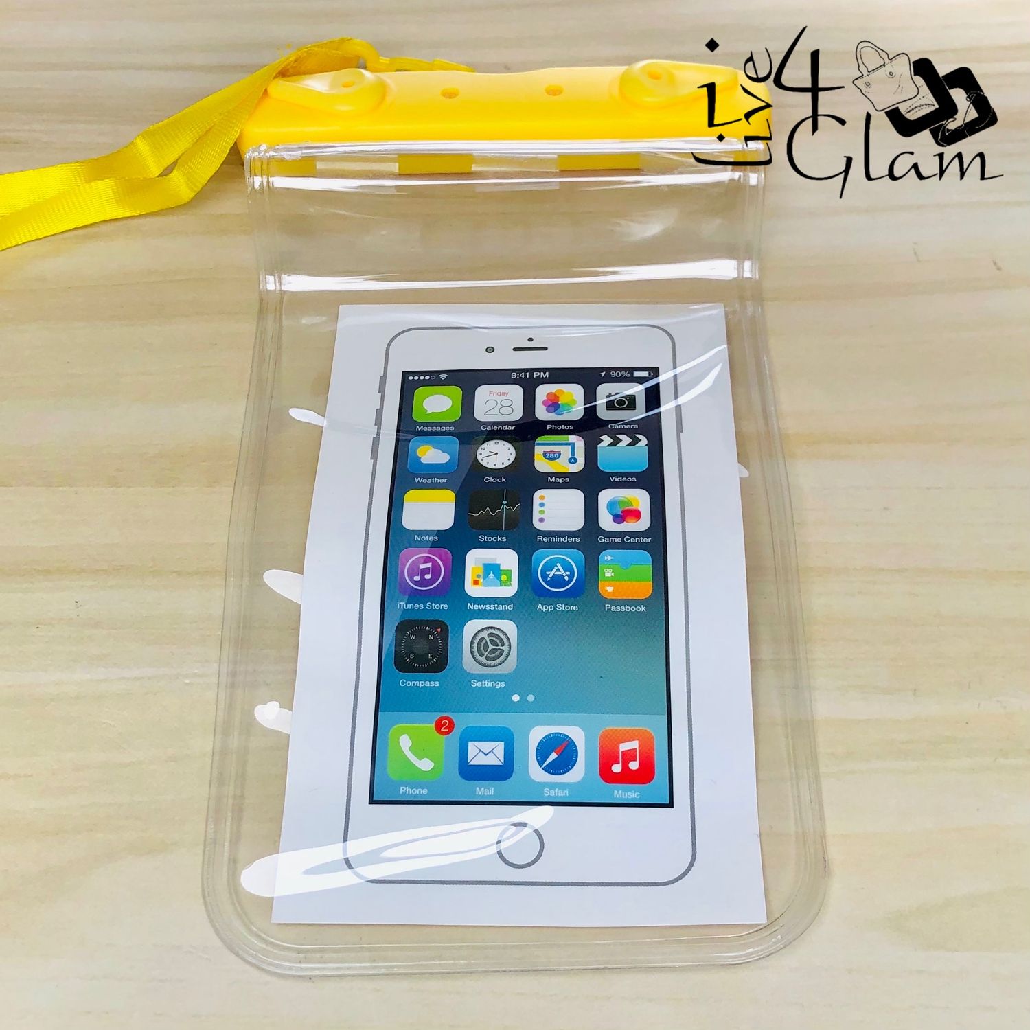 Waterproof Phone Case Yellow