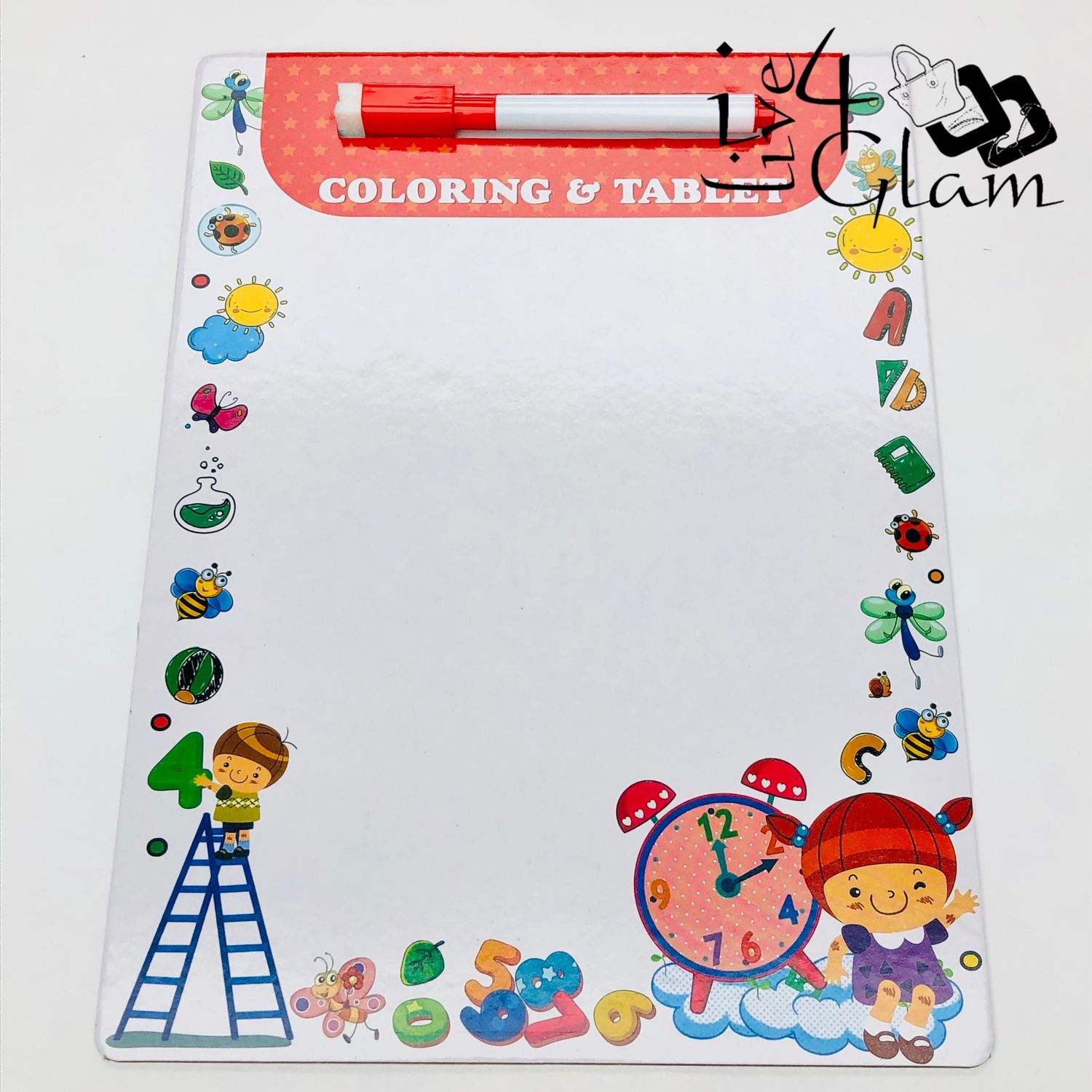 Kid's Whiteboard with Marker and Eraser