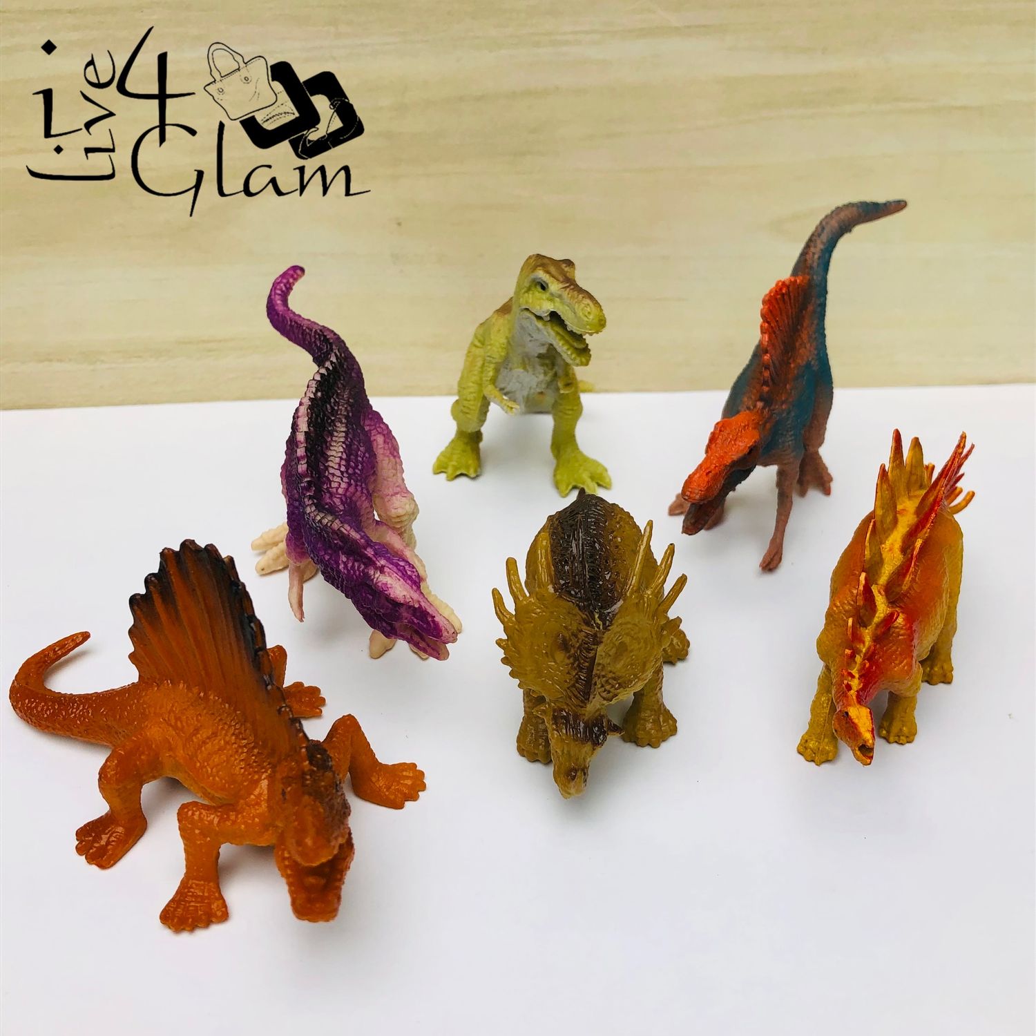 Dinosaur Toy Set 6 Pcs