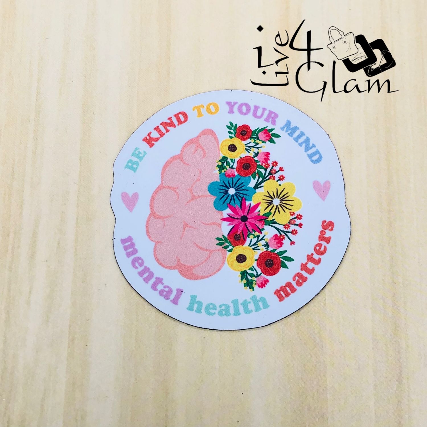 Inspirational Magnet, Style: Be Kind To Your Mind