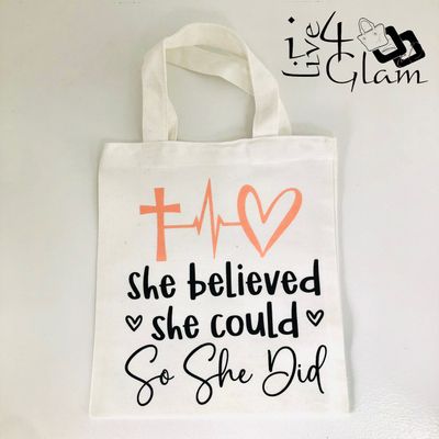 Mini Tote Bag She Believed She Could