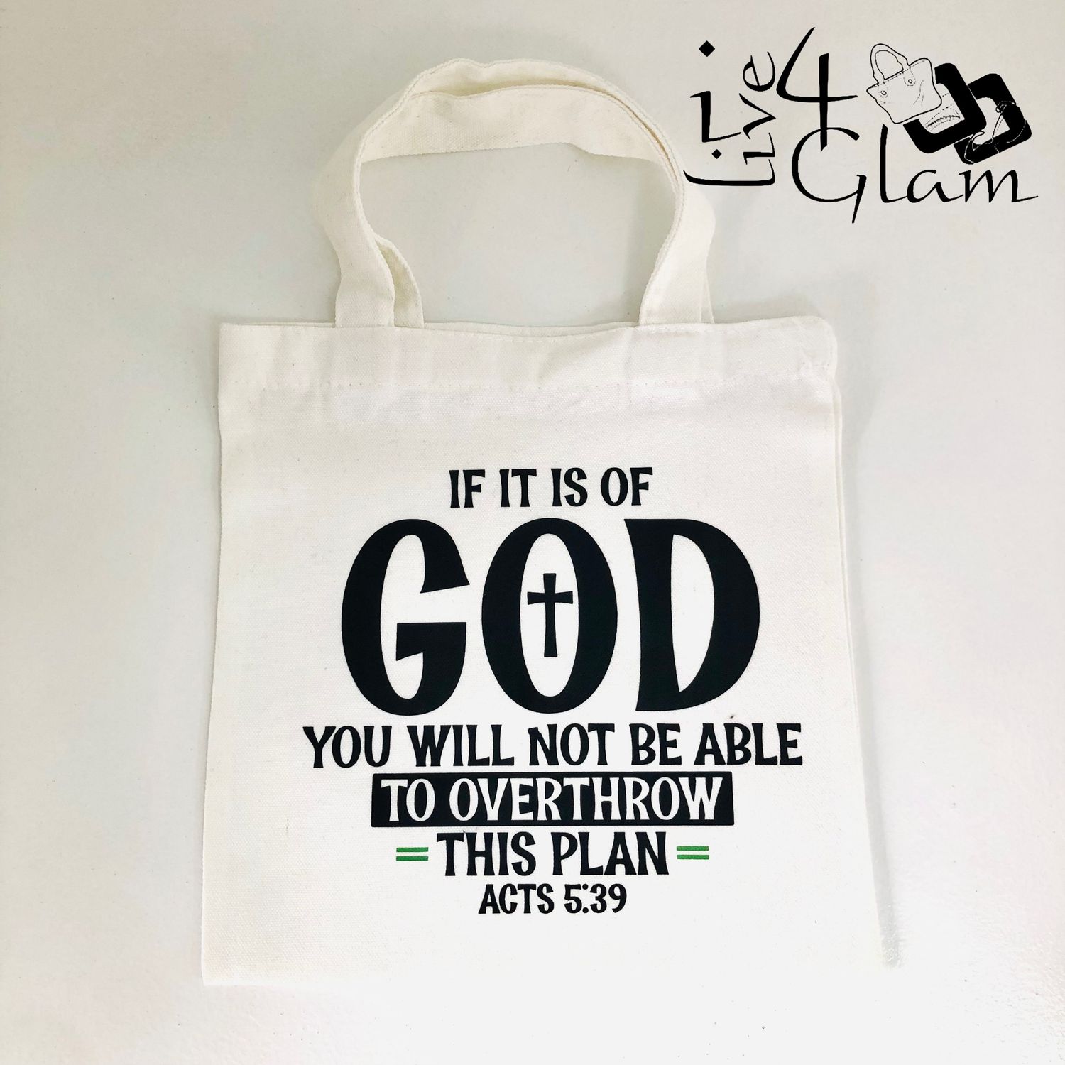 Mini Tote Bag If It Is Of God