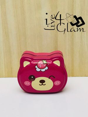 Dual Enclosed Sharpener Pink Bear
