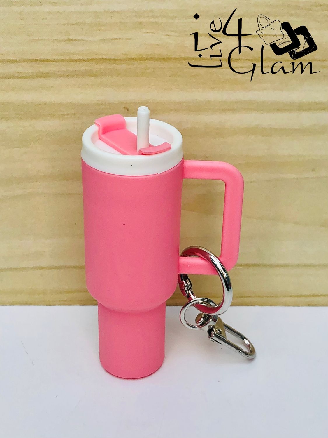 Mini Tumbler Keychain, Color: Pink