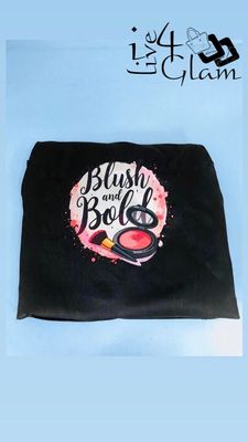 Black Waterproof Two Pocket Apron Blush and Bold