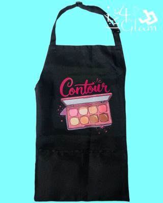 Black Waterproof Two Pocket Apron Contour