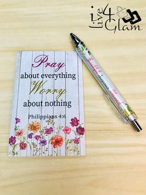 Inspirational Bible Notebook &amp; Pen Set