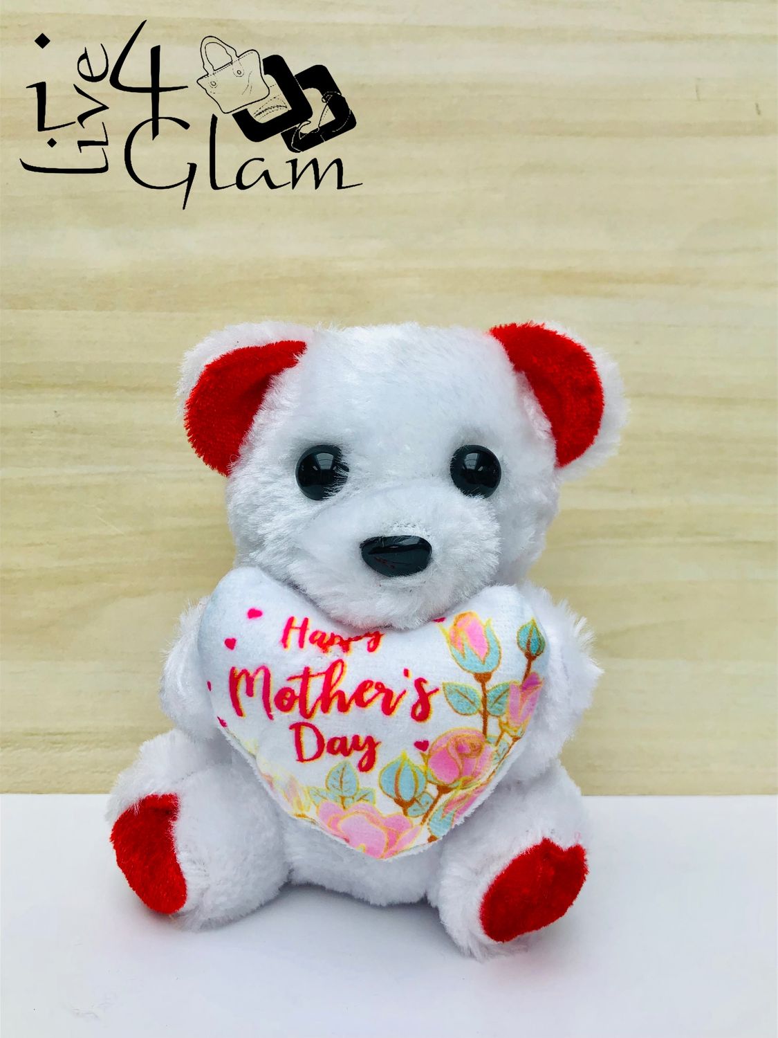 Happy Mother's Day White Mini Bear