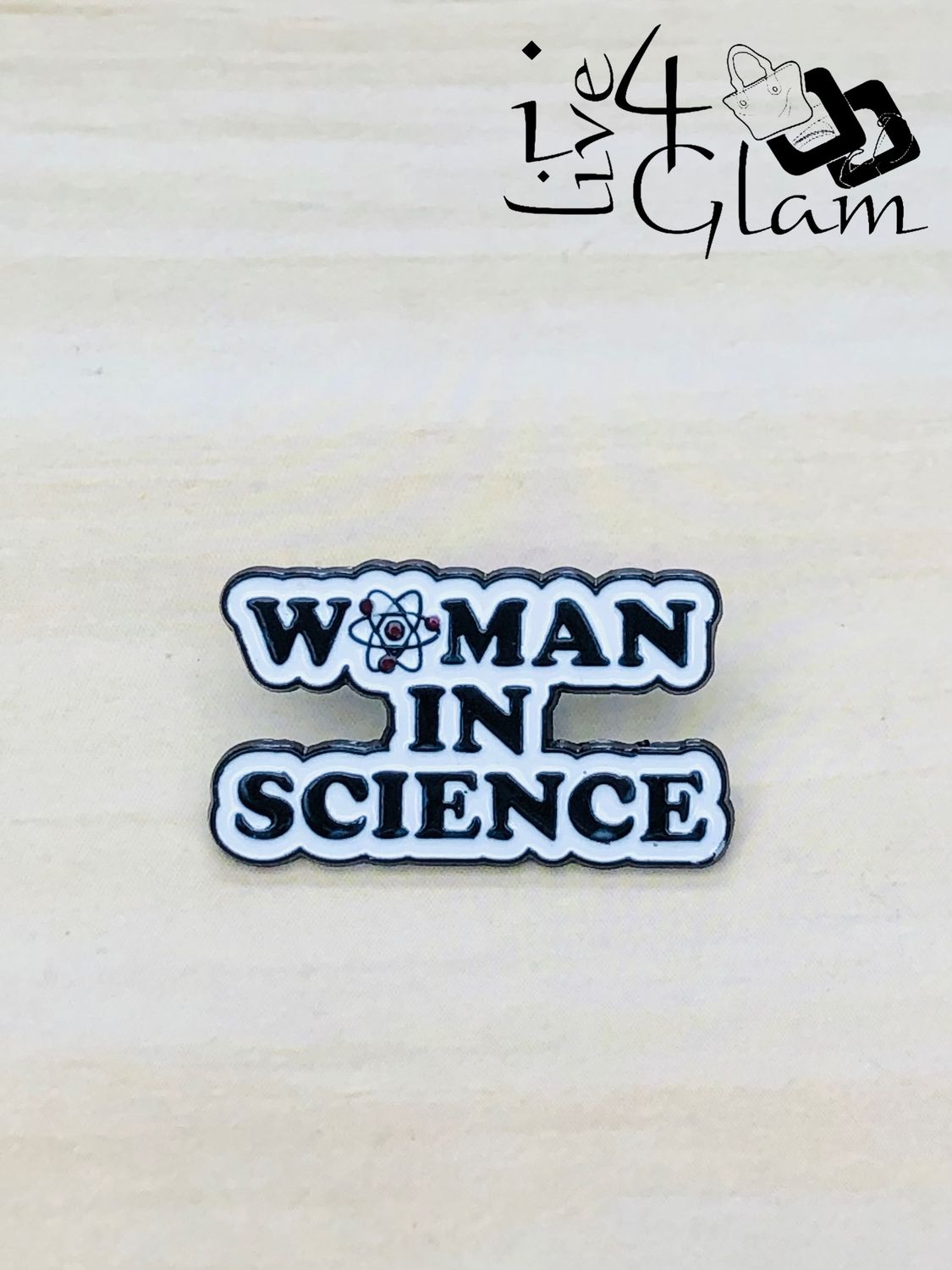 Enamel Pin Woman In Science