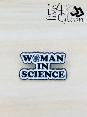 Enamel Pin Woman In Science