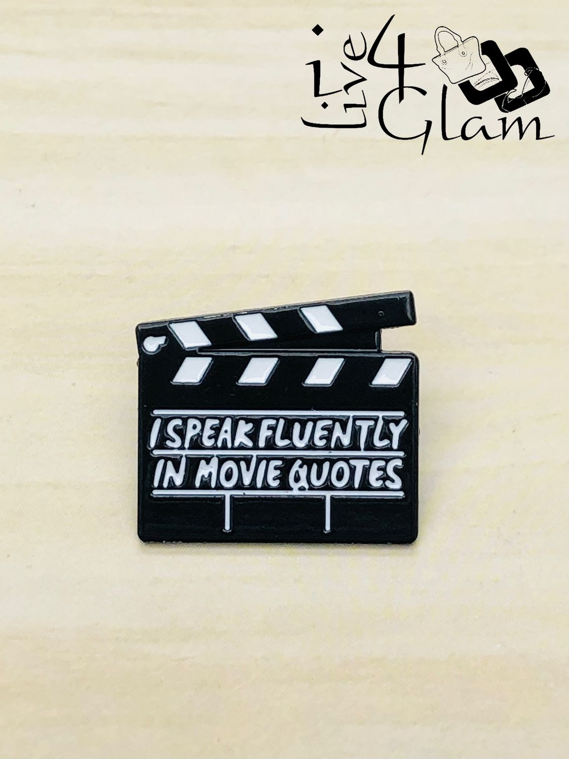 Enamel Pin Movie Quotes