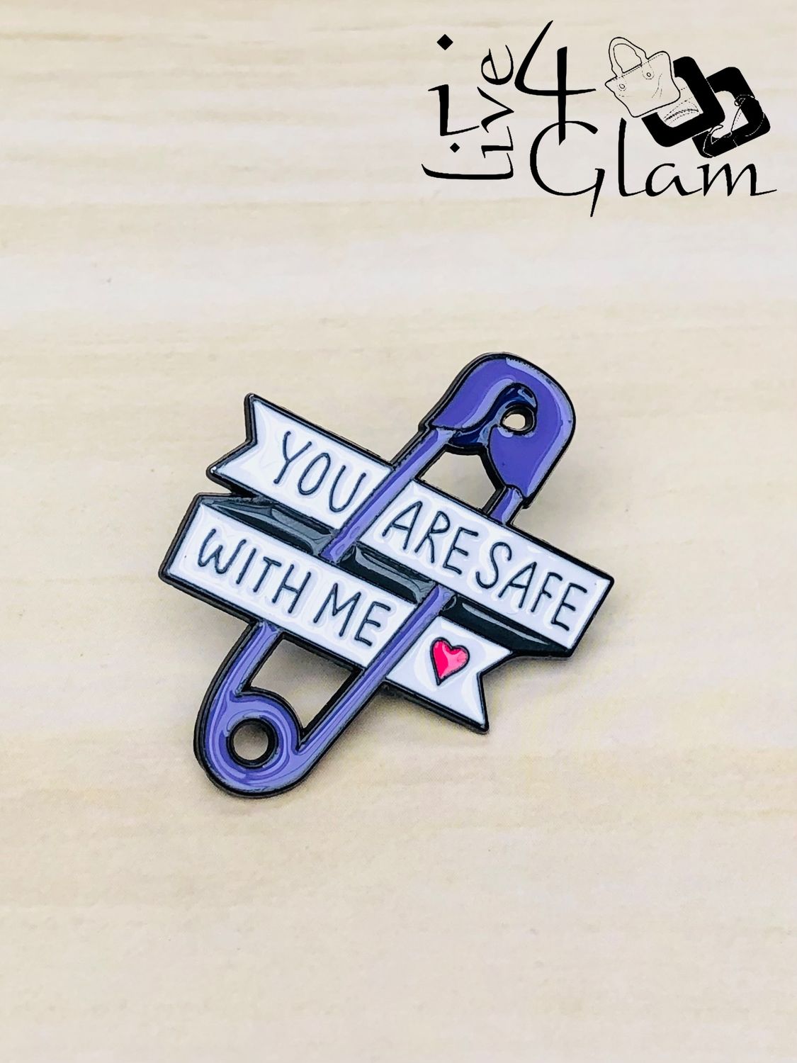 Enamel Pin Safe With Me