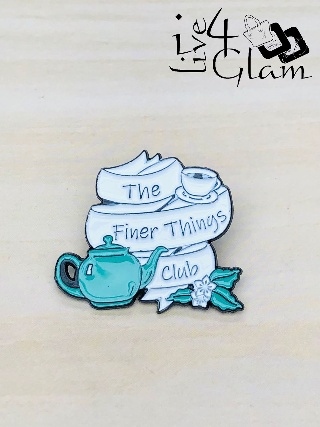 Enamel Pin Finer Things Club