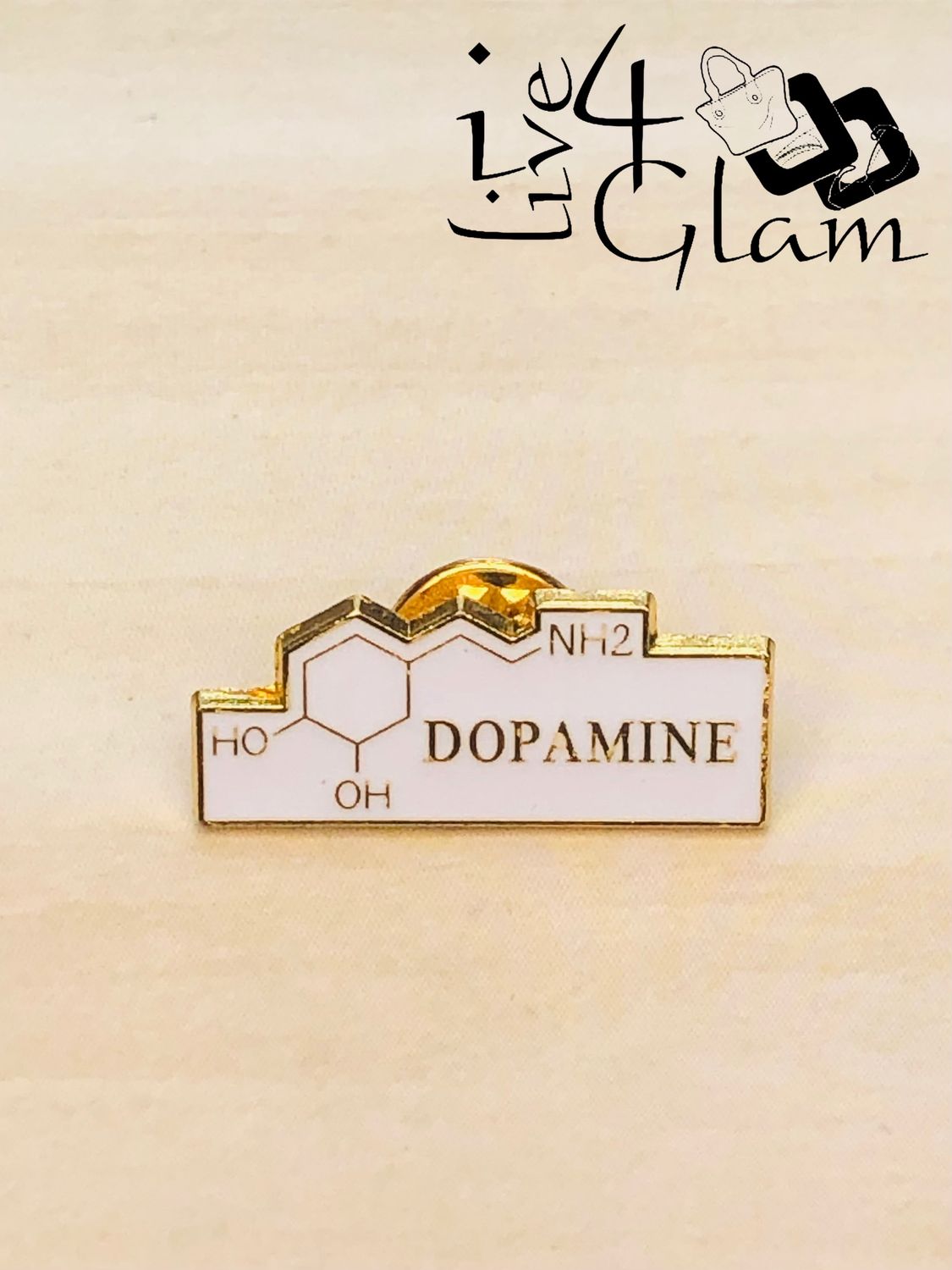Enamel Pin Dopamine