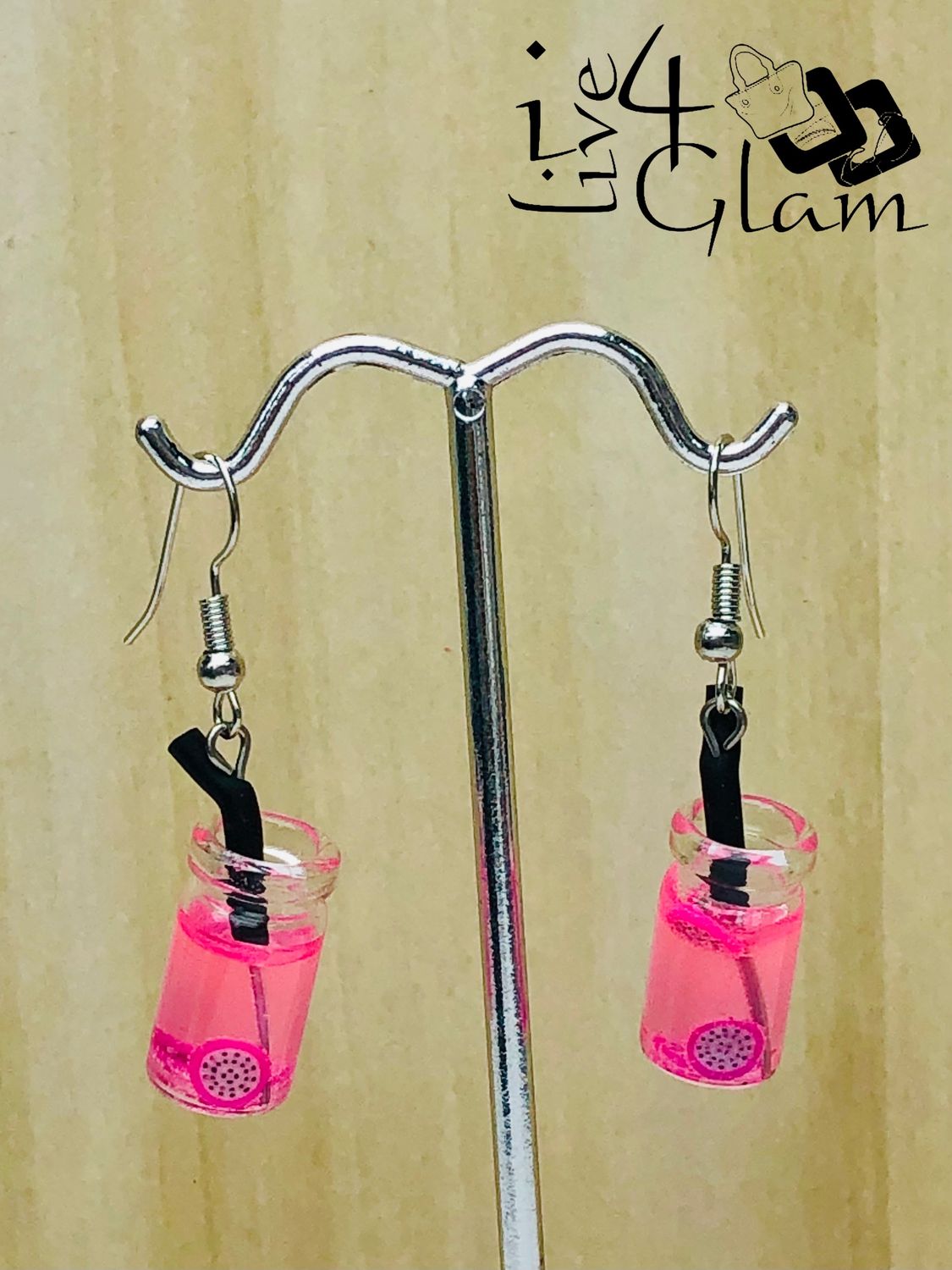 Fashion Hanging Earring Dragonfruit Refresher